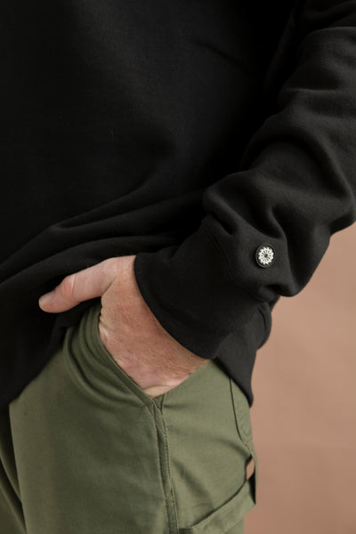 Black 1/4 Zip Pullover
